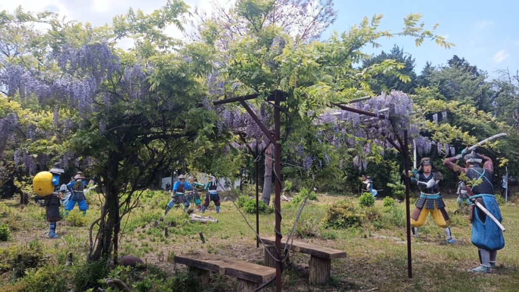 ウォーランドでは今キレイな藤の花が見ごろです！