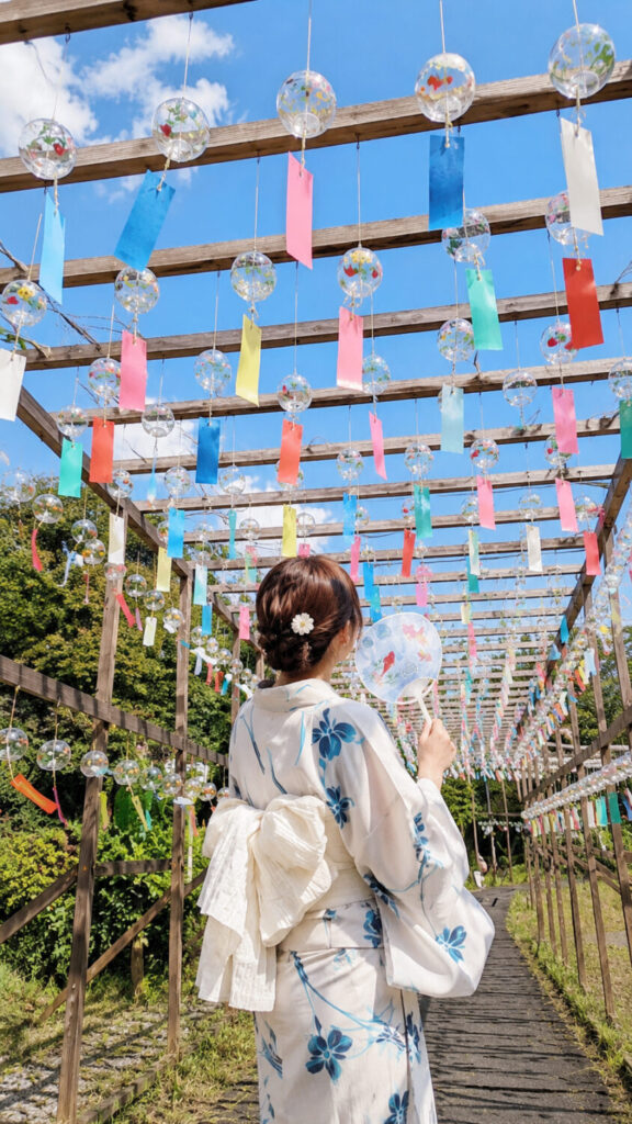 🎐🍂【いよいよ今週末が最後！！！】関ケ原願掛け風鈴祭り、10/12（月・祝）で見納めです！！！😭✨